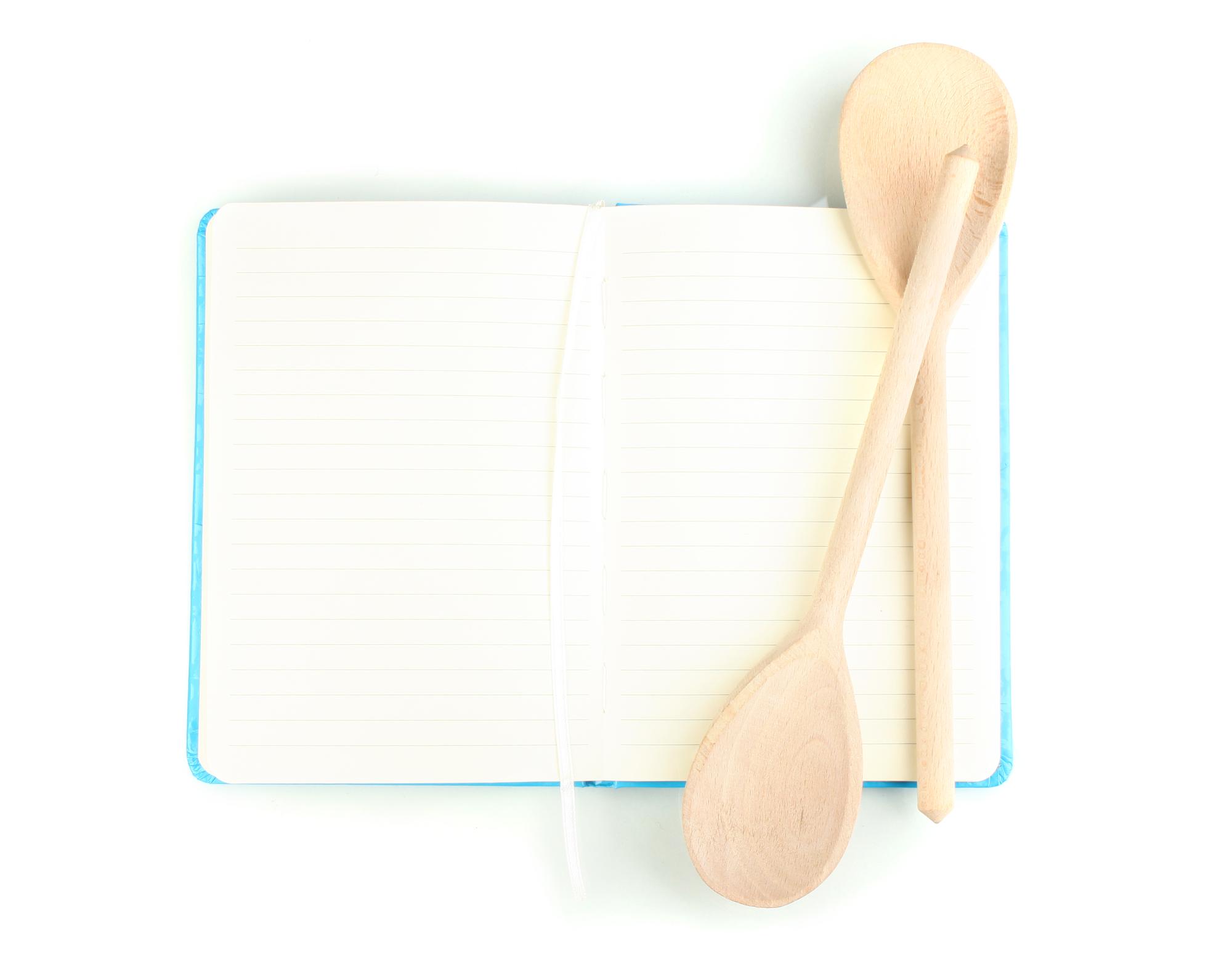 Notebook and tasting notes on table